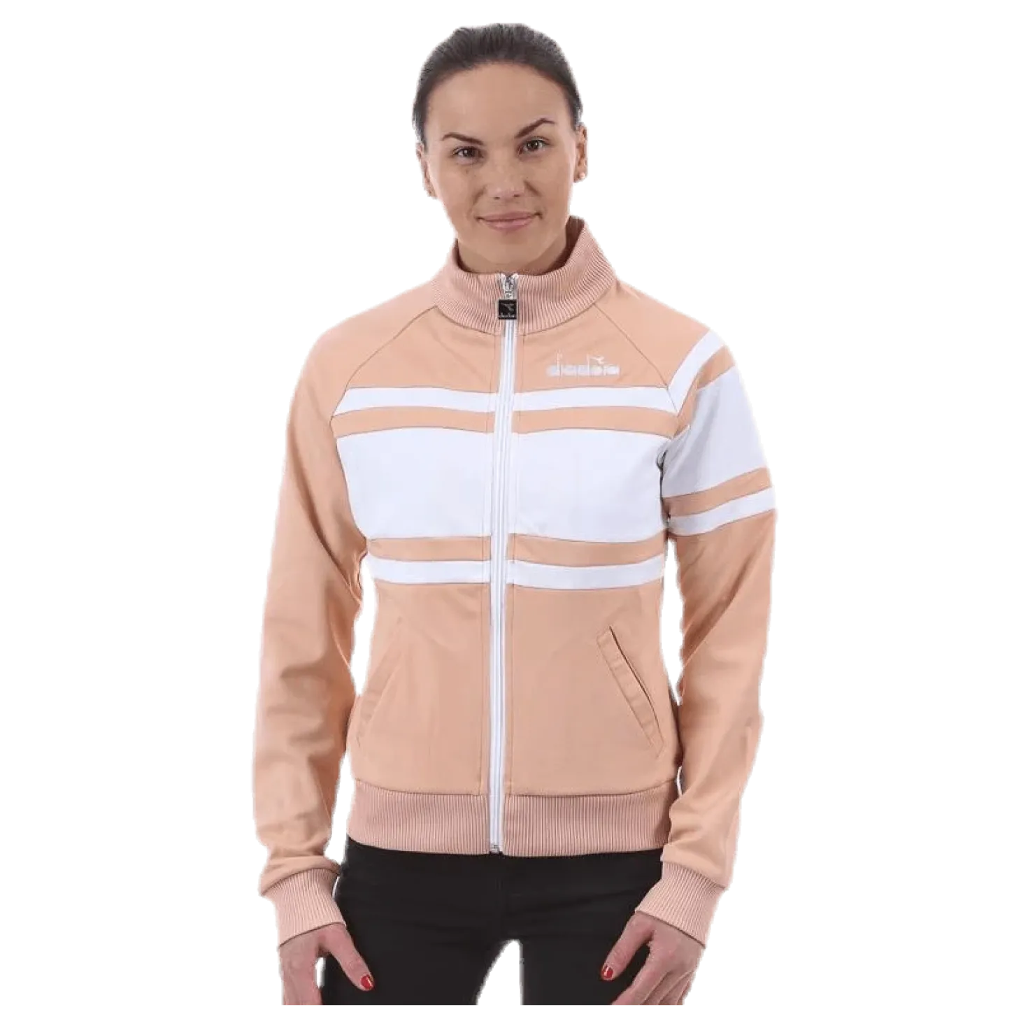 L. Jacket 80'S Pink/White