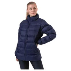 Logo Amby Padded Jacket Blue