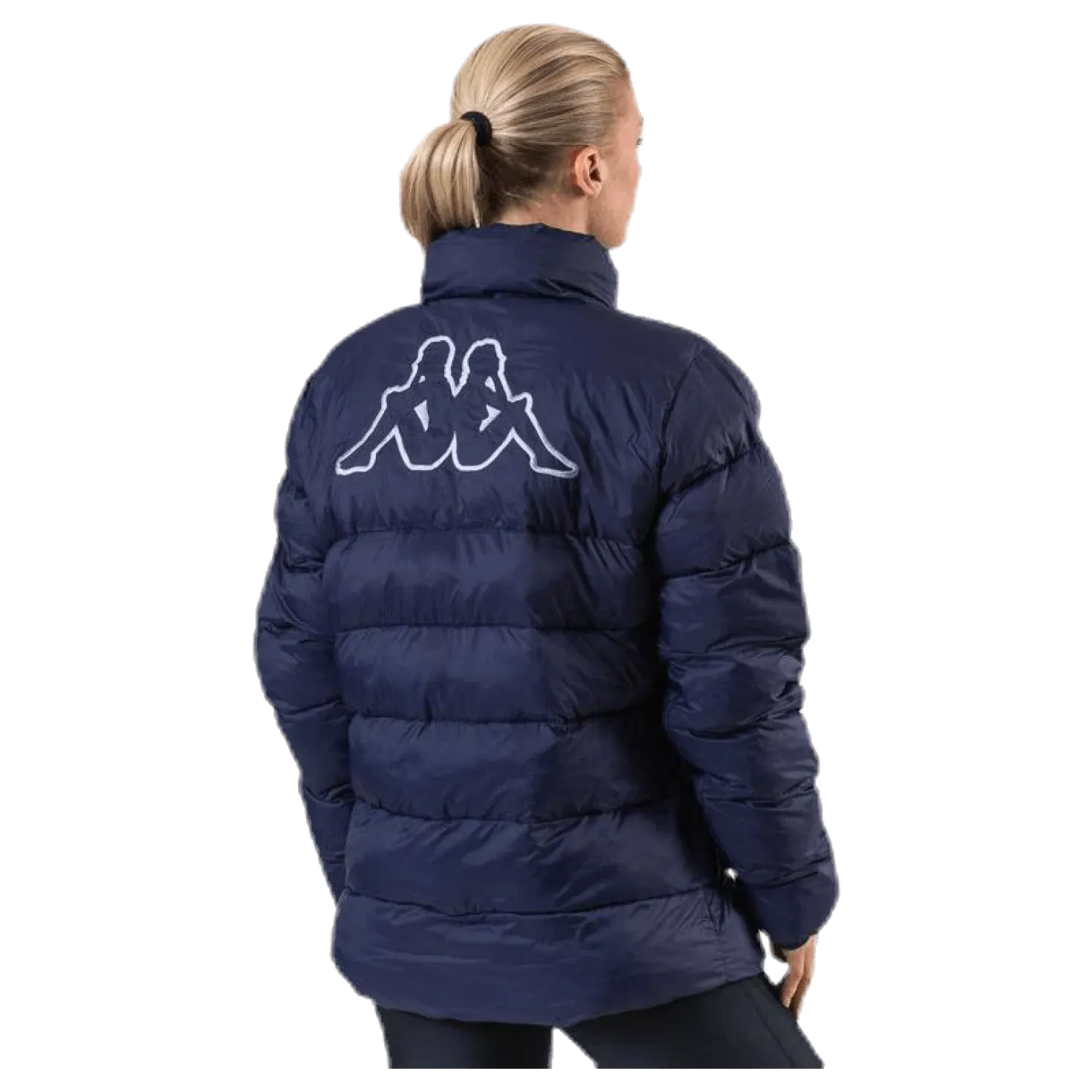 Logo Amby Padded Jacket Blue