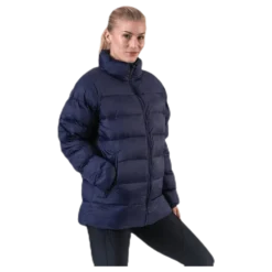 Logo Amby Padded Jacket Blue