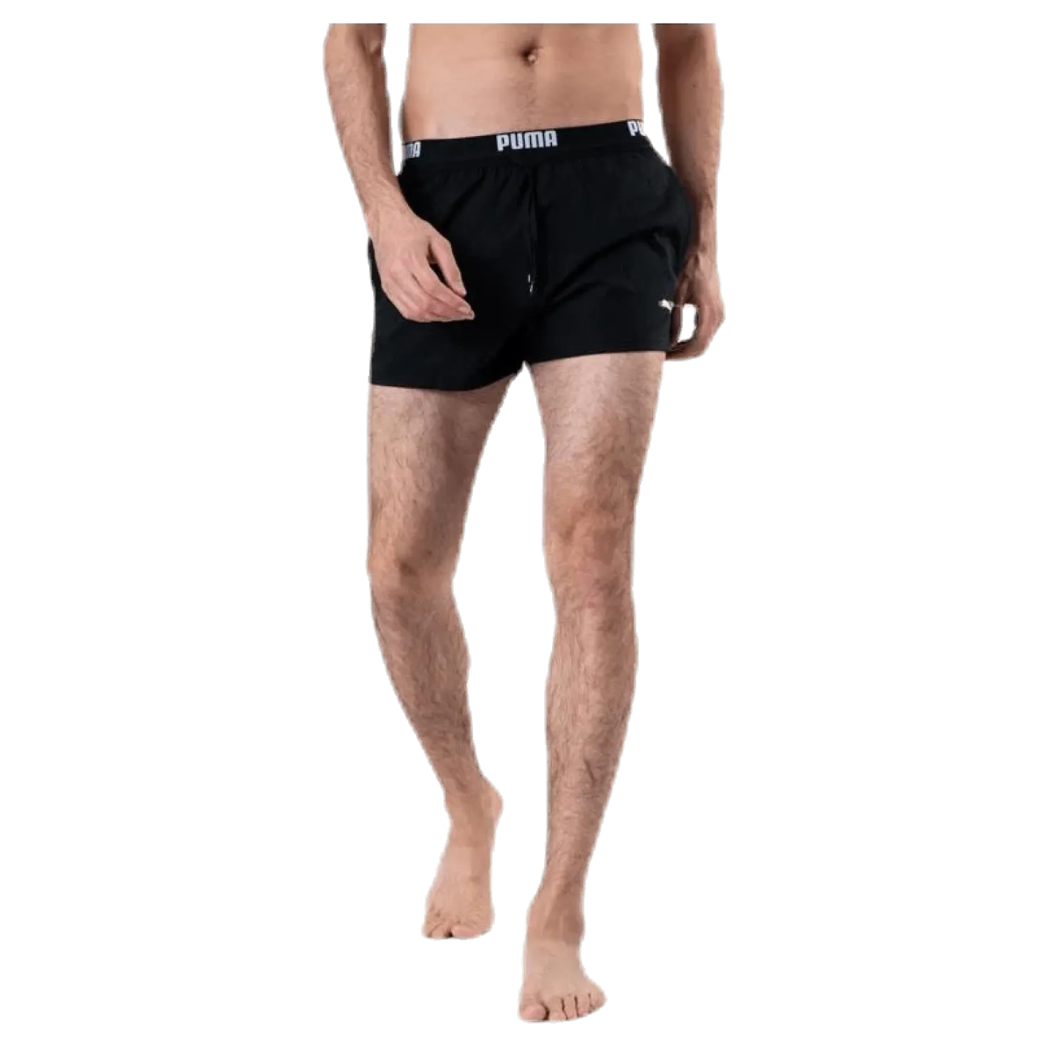 Logo Short Length Swim Shorts Black