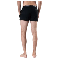 Logo Short Length Swim Shorts Black