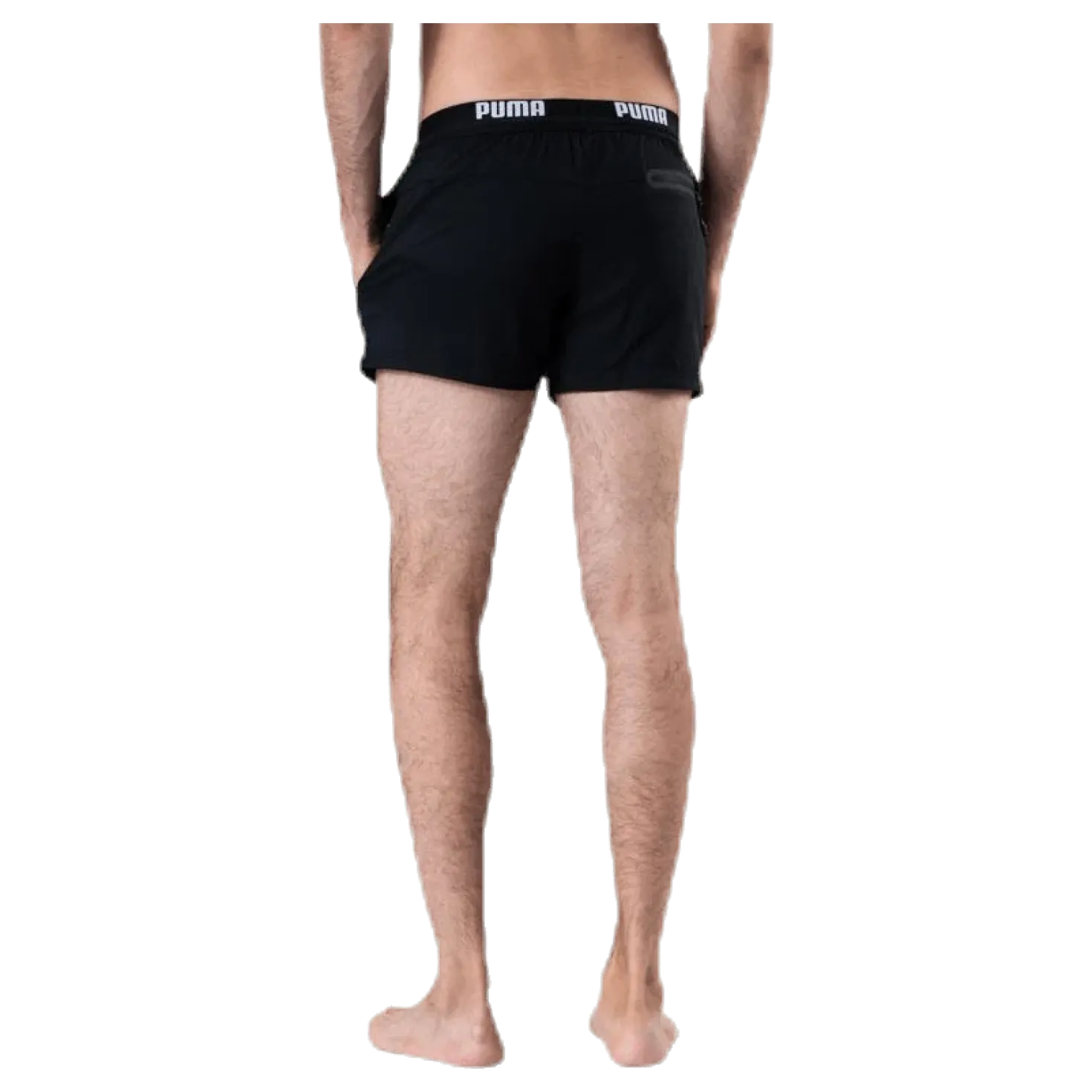 Logo Short Length Swim Shorts Black