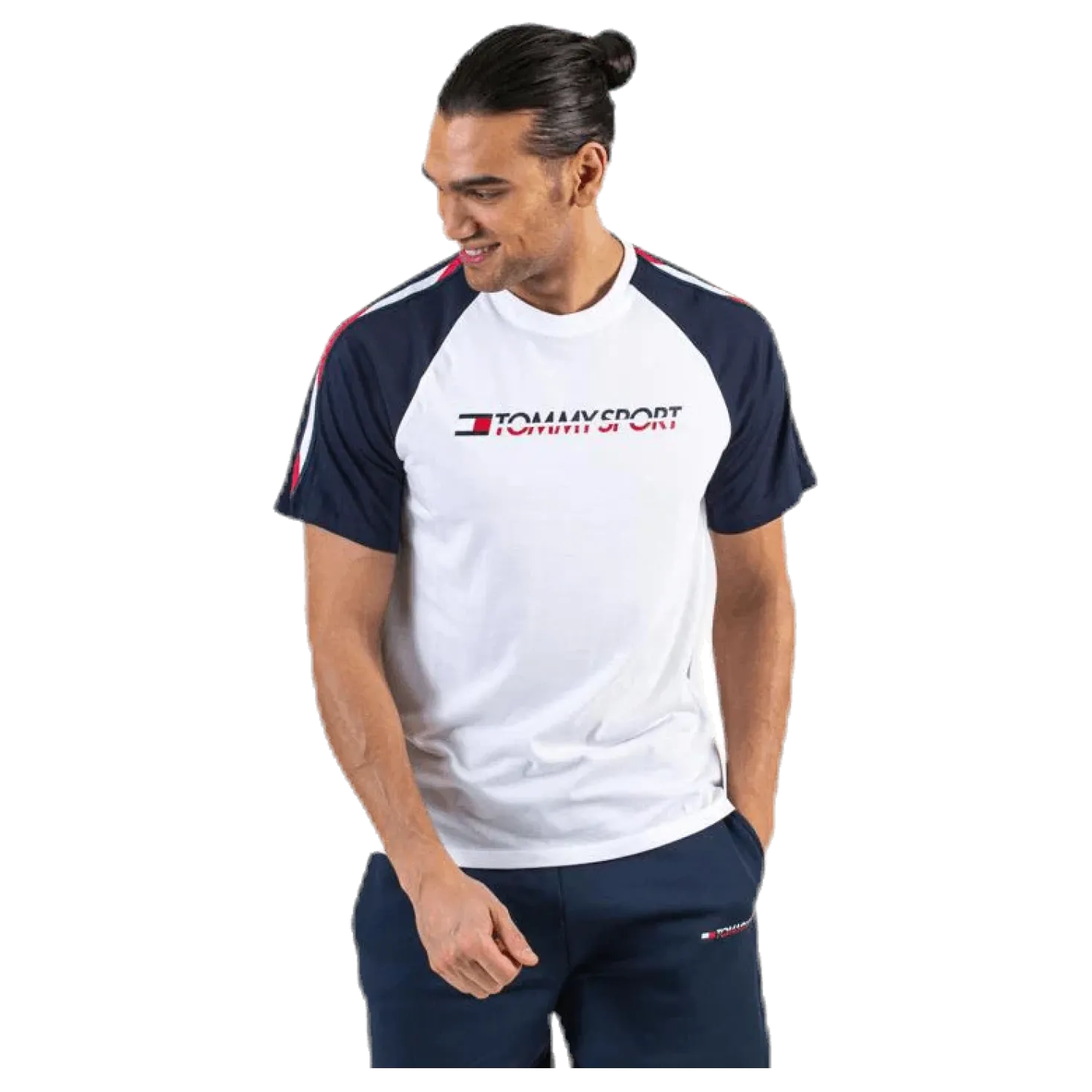 Logo Tee With Tape White