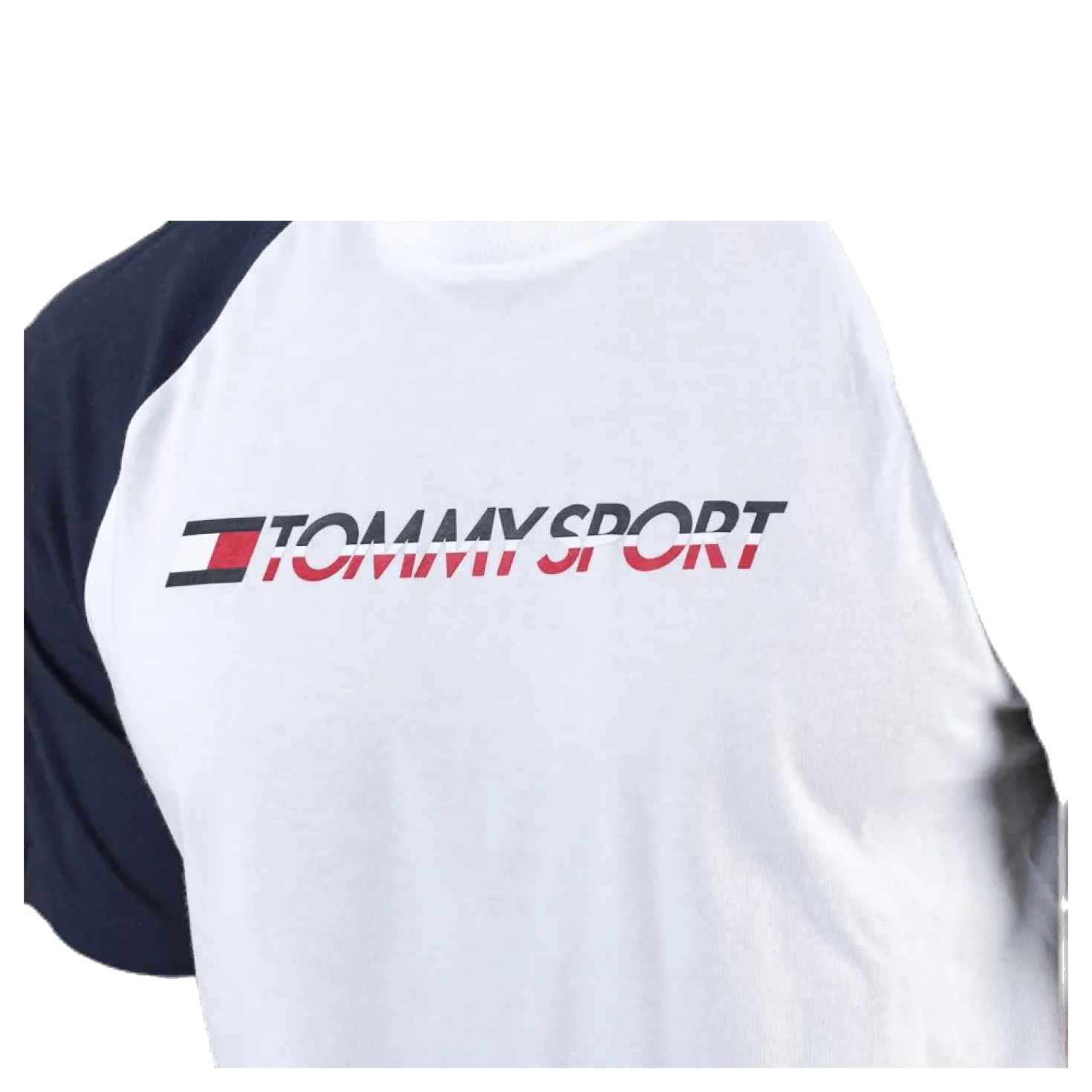 Logo Tee With Tape White