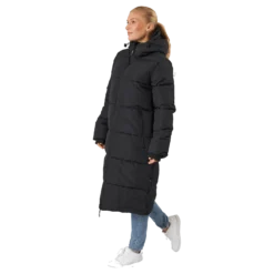 Long Hood Down Parka Black