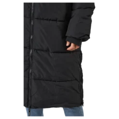 Long Hood Down Parka Black