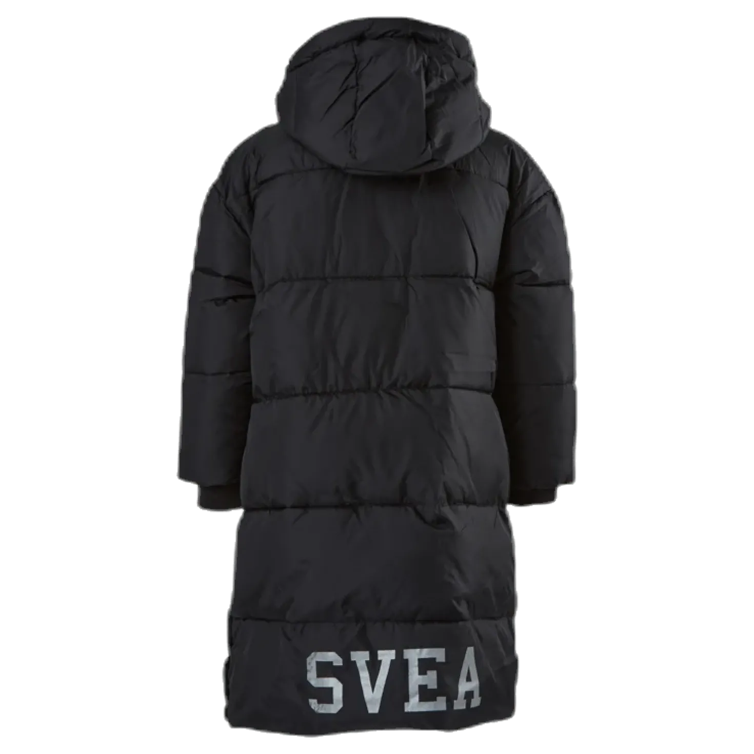 Long Puffer Coat Junior Black