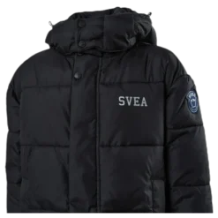 Long Puffer Coat Junior Black