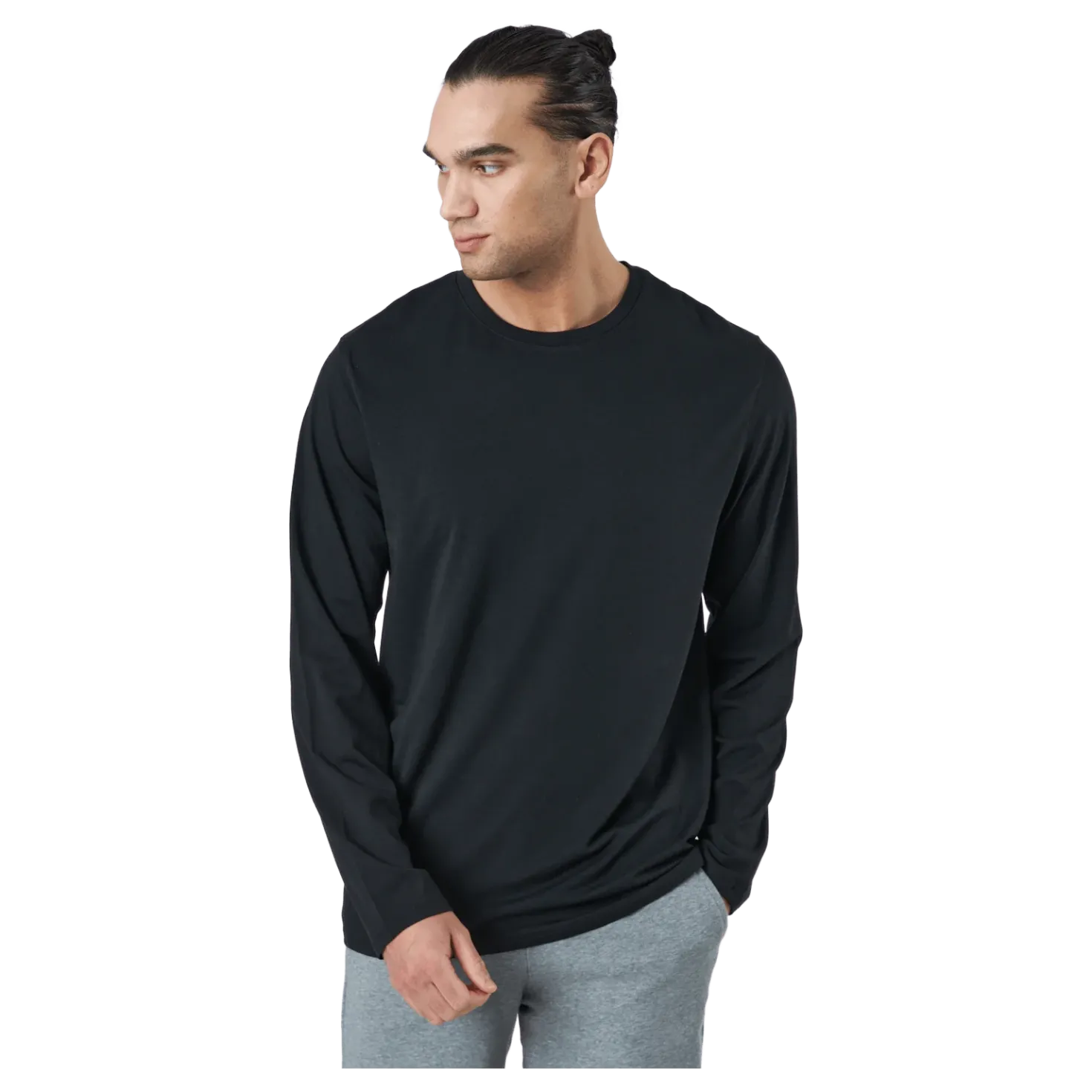 Long Sleeve Tee Bamboo Black