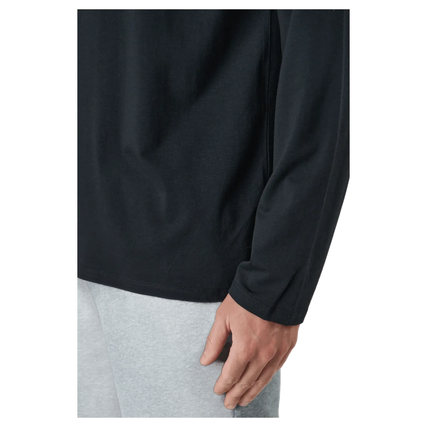 Long Sleeve Tee Bamboo Black