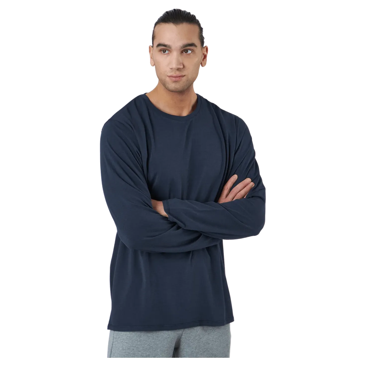 Long Sleeve Tee Bamboo Navy