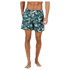 Louie Swim Trunks Patterned/Green