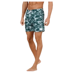 Louie Swim Trunks Patterned/Green