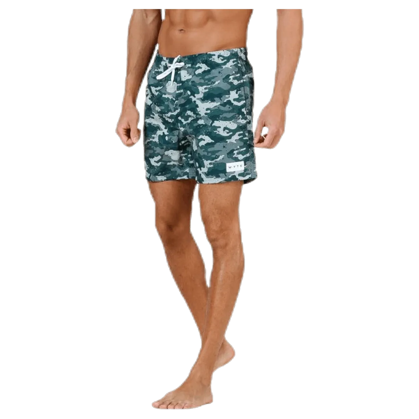 Louie Swim Trunks Patterned/Green