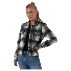 Lou Short Check Jacket Cc Otw Grey
