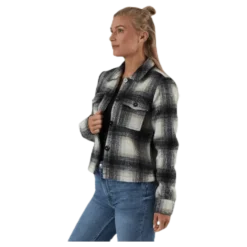 Lou Short Check Jacket Cc Otw Grey