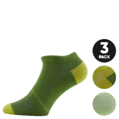 Low Cut Socks - Minnie 3-Pack Green