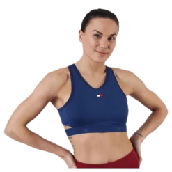 Low Support Removable Pads Bra Blue