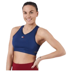 Low Support Removable Pads Bra Blue