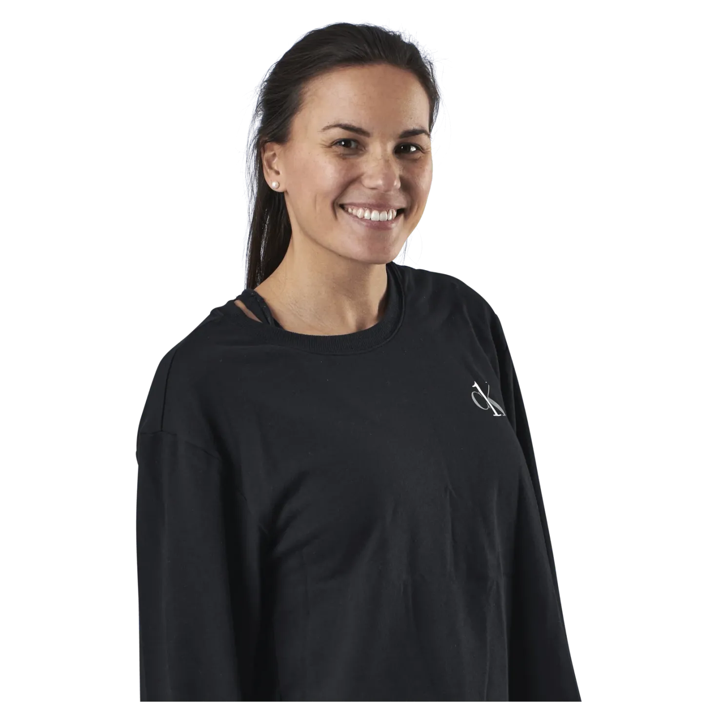 L/S Crew Neck Black