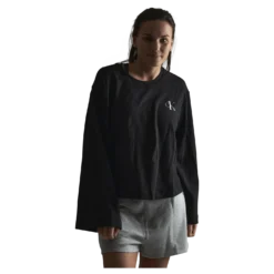 L/S Crew Neck Black