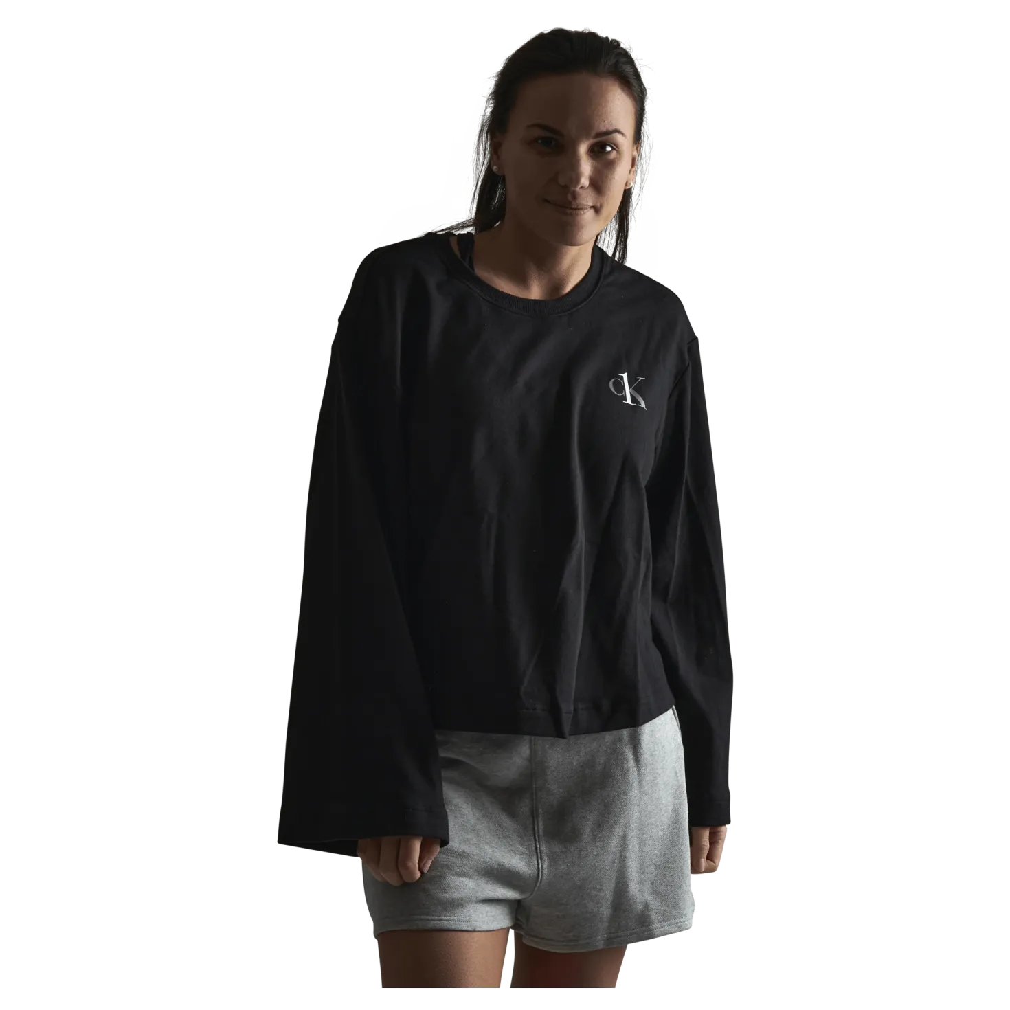L/S Crew Neck Black