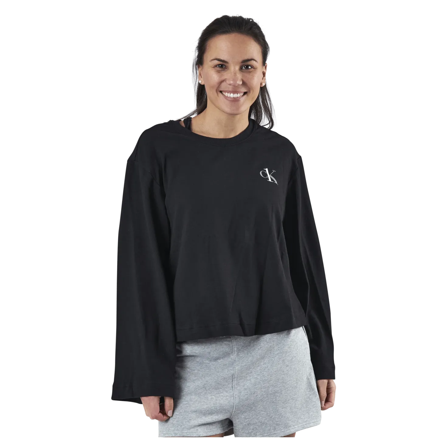 L/S Crew Neck Black