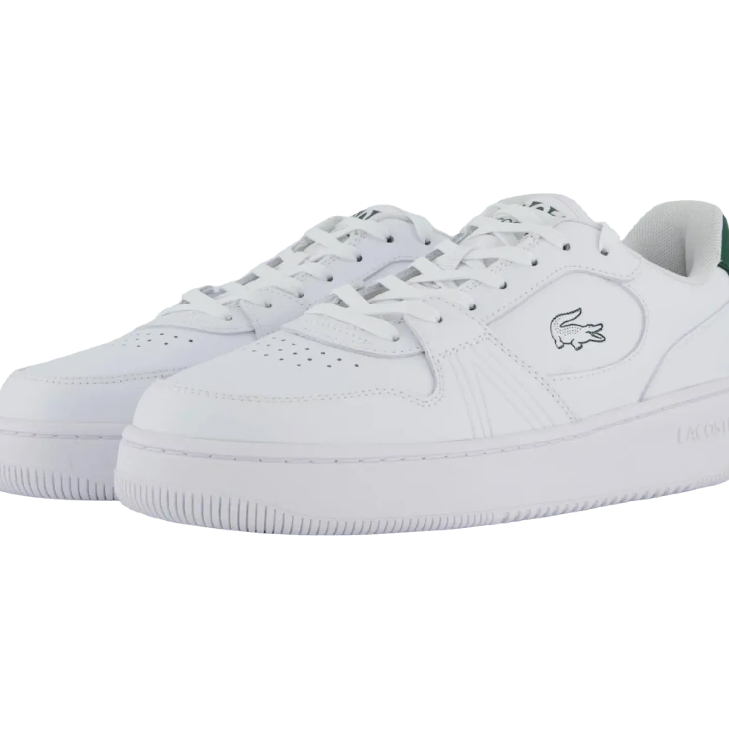 L001 Set Leather Wht/dk Grn