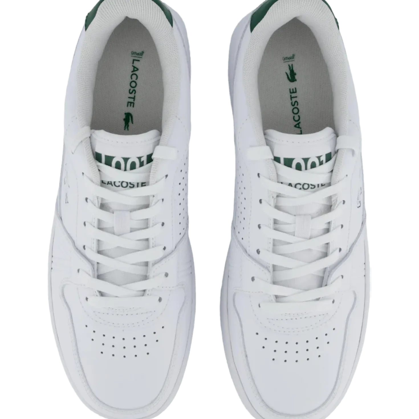 L001 Set Leather Wht/dk Grn
