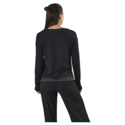 L/S V-Neck Black