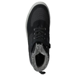 Lucas Mid WP Warm Jr Black/Grey