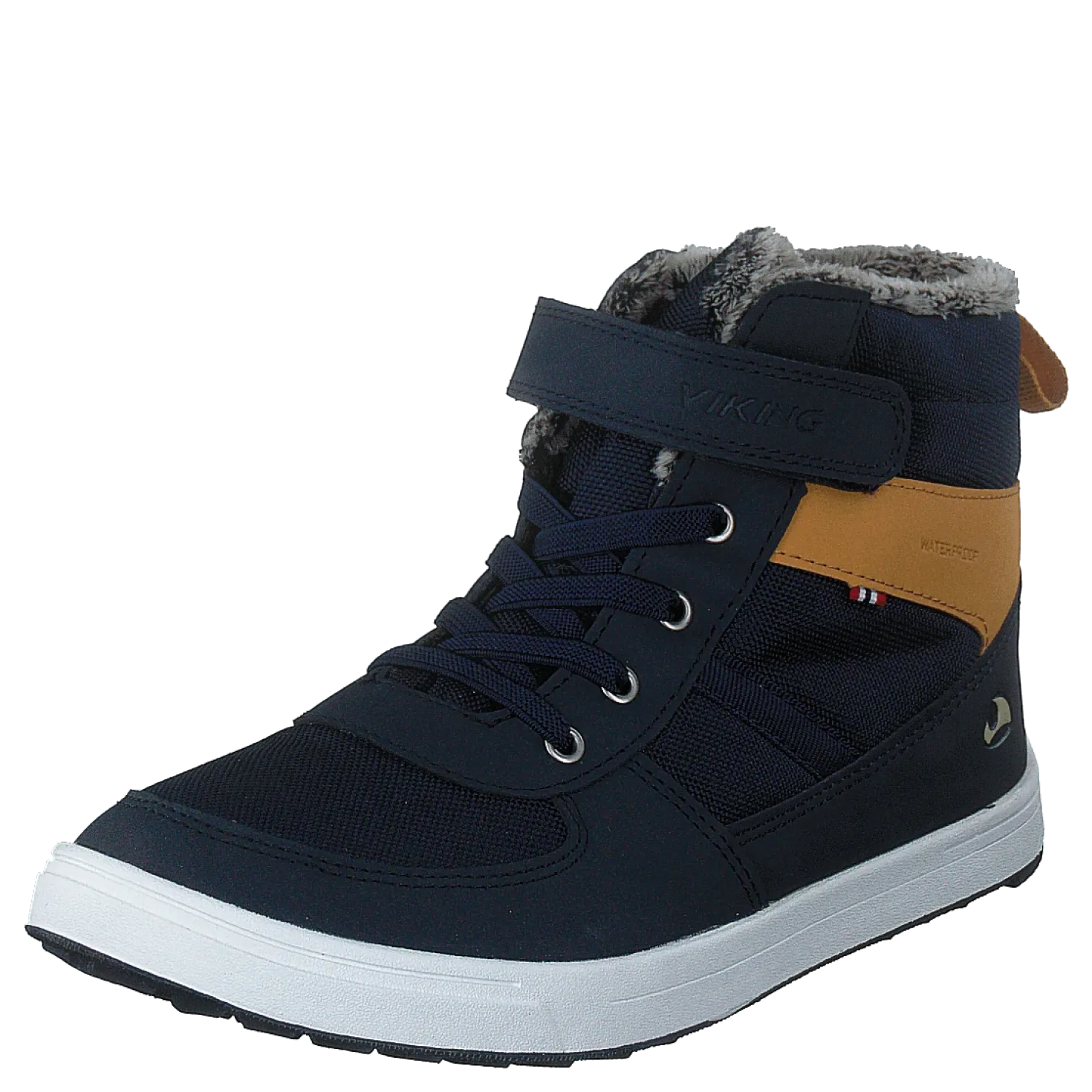 Lucas Mid WP Warm Jr Navy/Honey