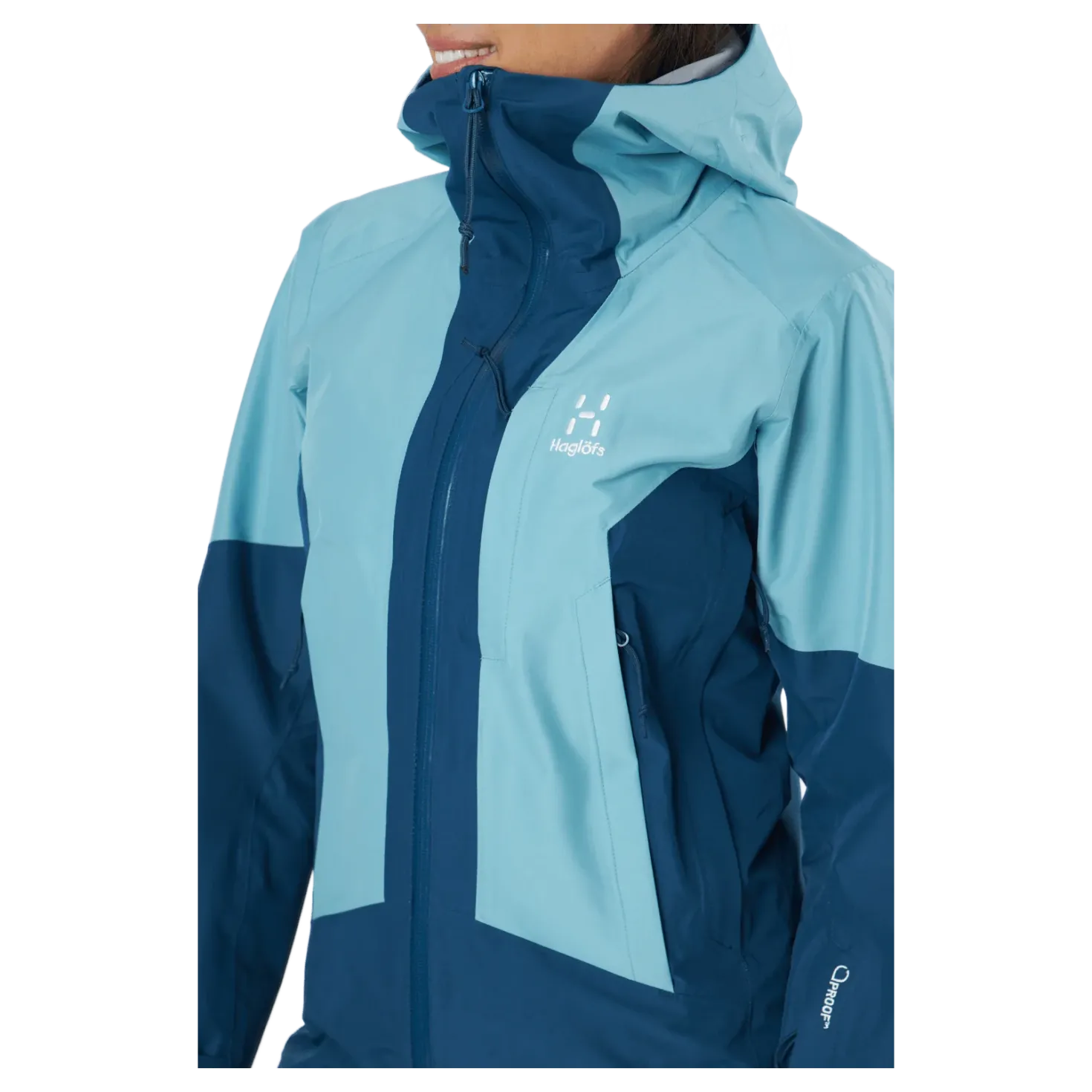 Lumi Jacket Women Dark Ocean/frost Blue