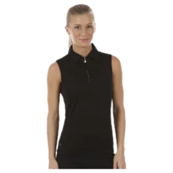 Macy S/L Polo Shirt Black