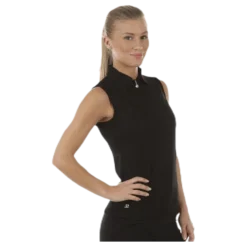 Macy S/L Polo Shirt Black