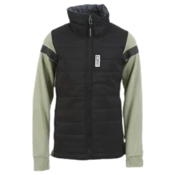 Madrid Girls Hybrid Jacket Black/Green