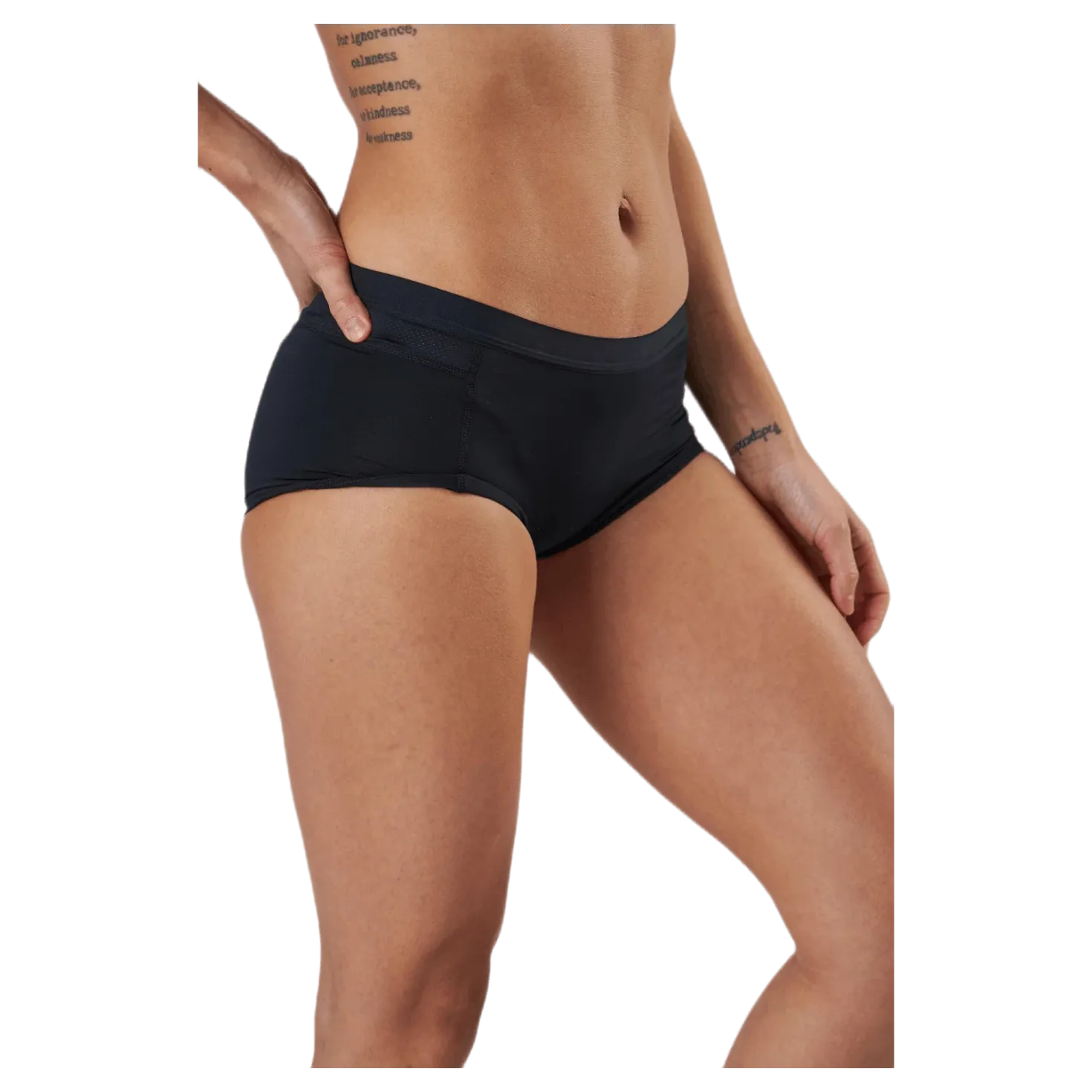 Maia Solid Minishorts Black
