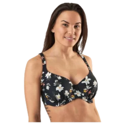Malaga Padded Wire Bra Black