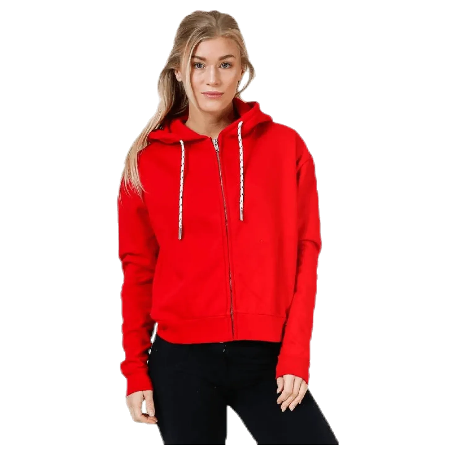 Malaga Zip Hood Red