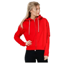 Malaga Zip Hood Red