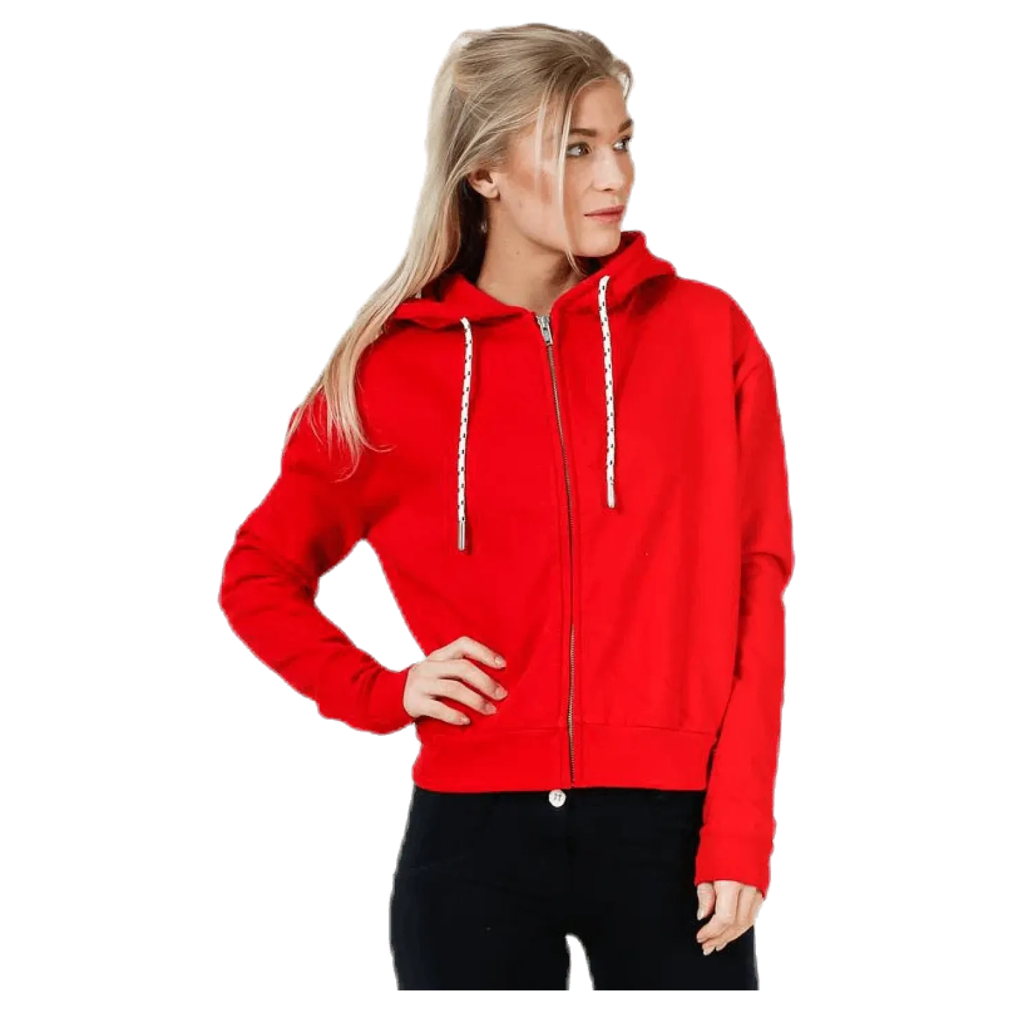 Malaga Zip Hood Red