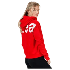 Malaga Zip Hood Red