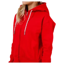 Malaga Zip Hood Red