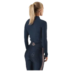 Malou Long Sleeve Tech Top Blue