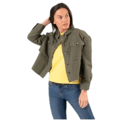 Marina Crop Jacket Green