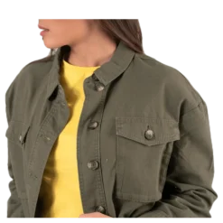 Marina Crop Jacket Green