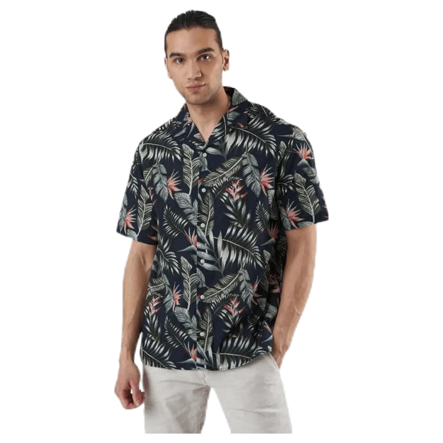 Marty Organic Shirt Ss Blue