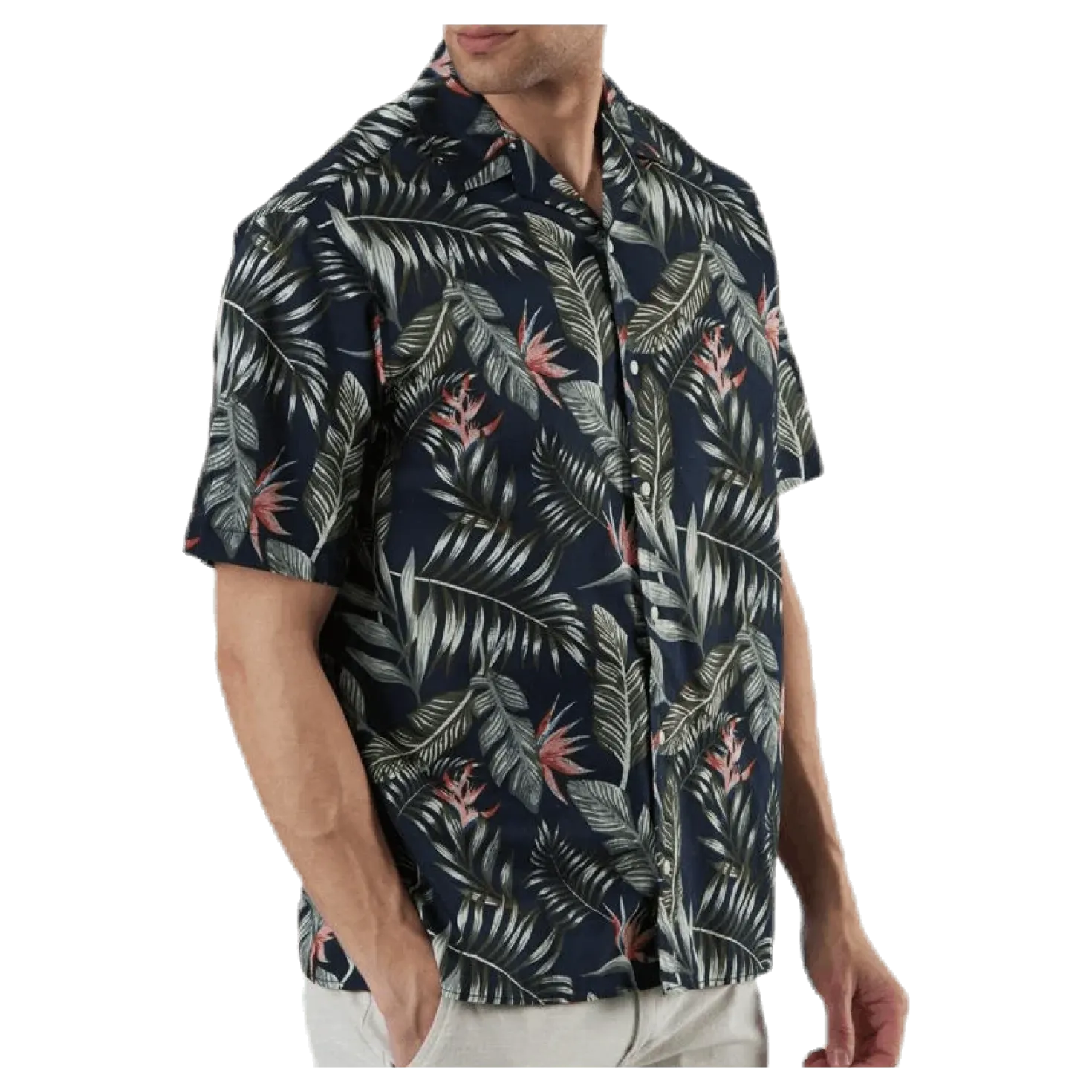 Marty Organic Shirt Ss Blue