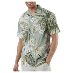 Marty Organic Shirt Ss Green